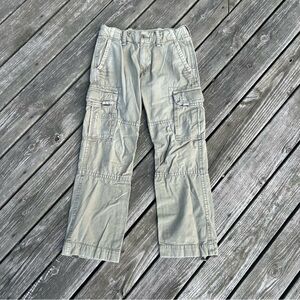 American Eagle Pants Men 28x30 Green Cargo Pockets Y2K